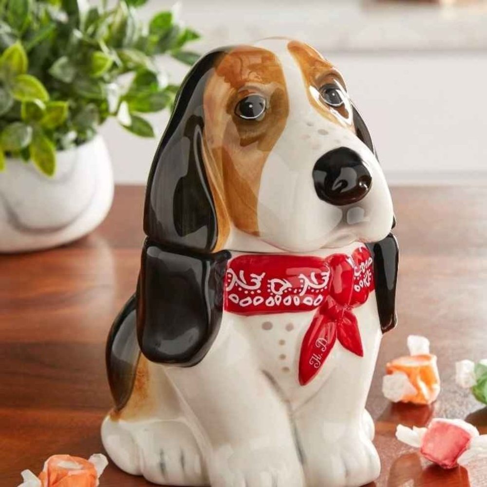 Pioneer Woman Henry Candy Jar Beagle Farmhouse New